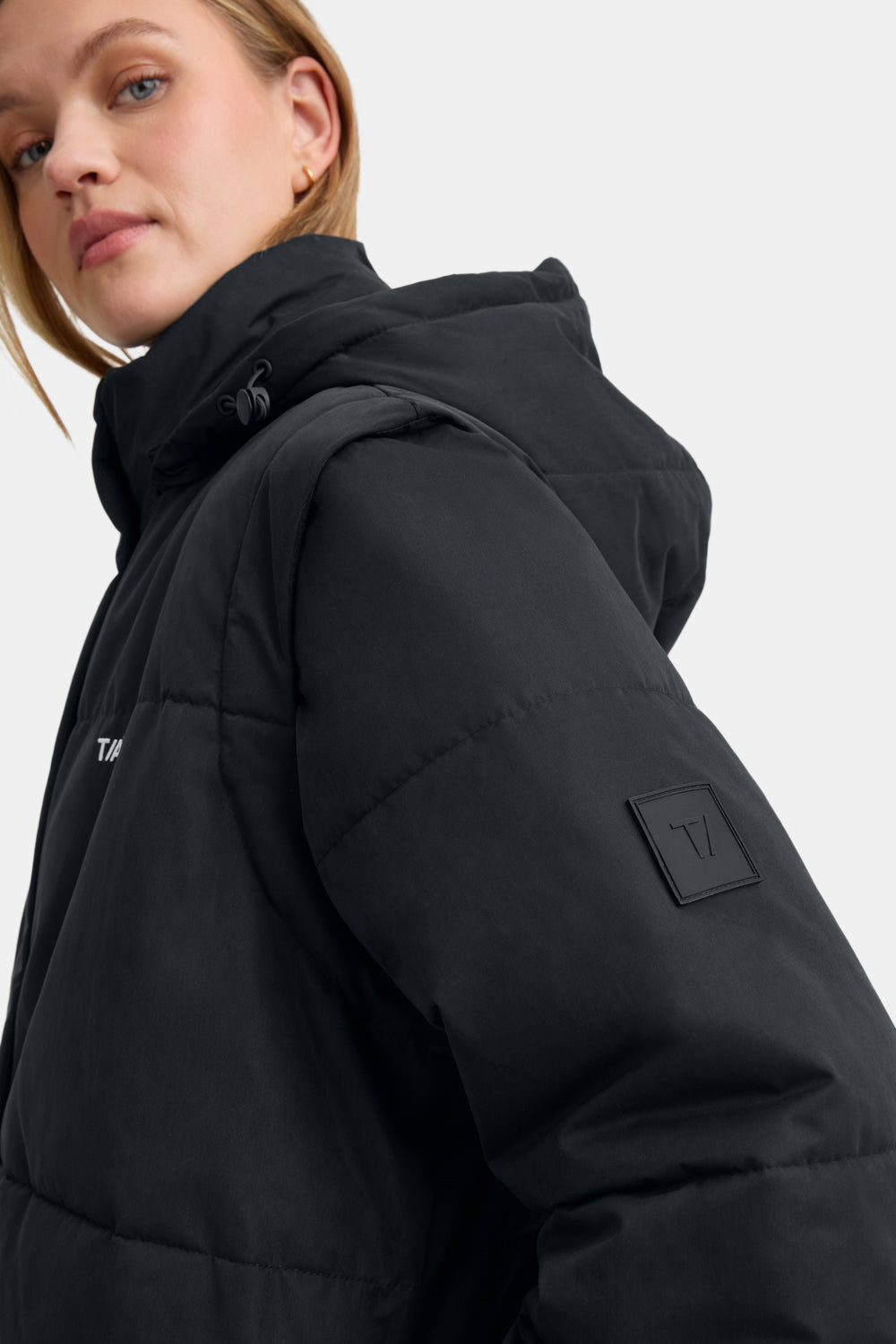Polar Longline Puffer Coat - True Black