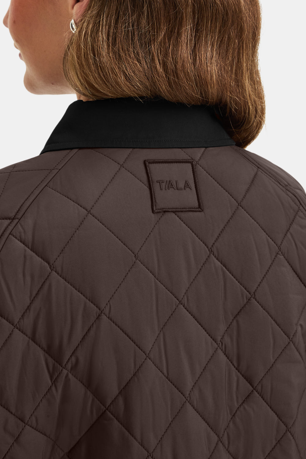 Quilted Reversible Barn Jacket - Americano / Black