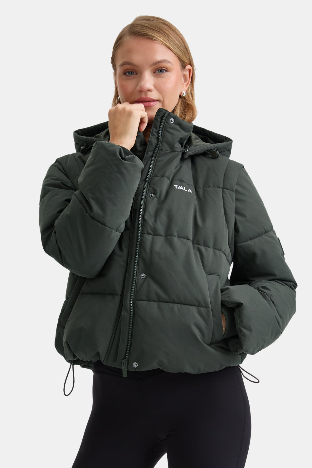 Storm Puffer Jacket - Dark Moss