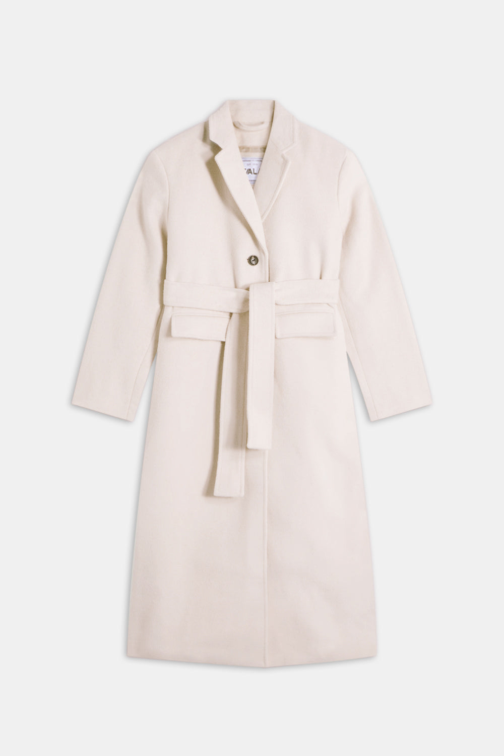 Wool Blend Oversized Overcoat - Oat Marl
