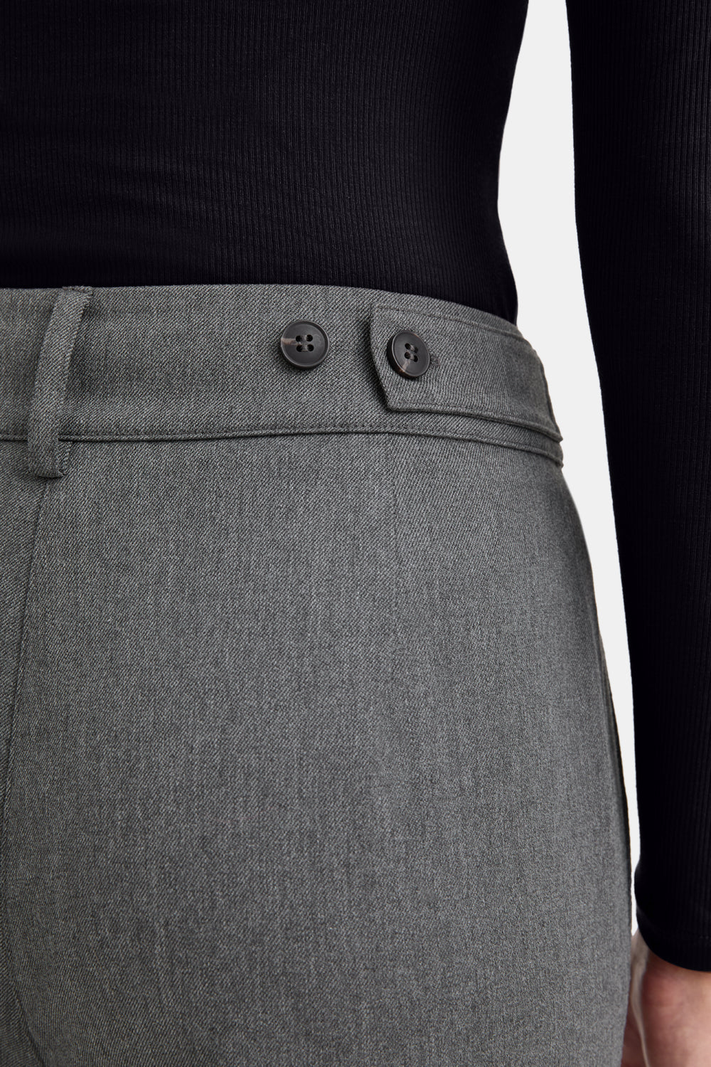 Everyday Tailoring Adjustable Multiway Cargo Trousers - Charcoal Grey Marl