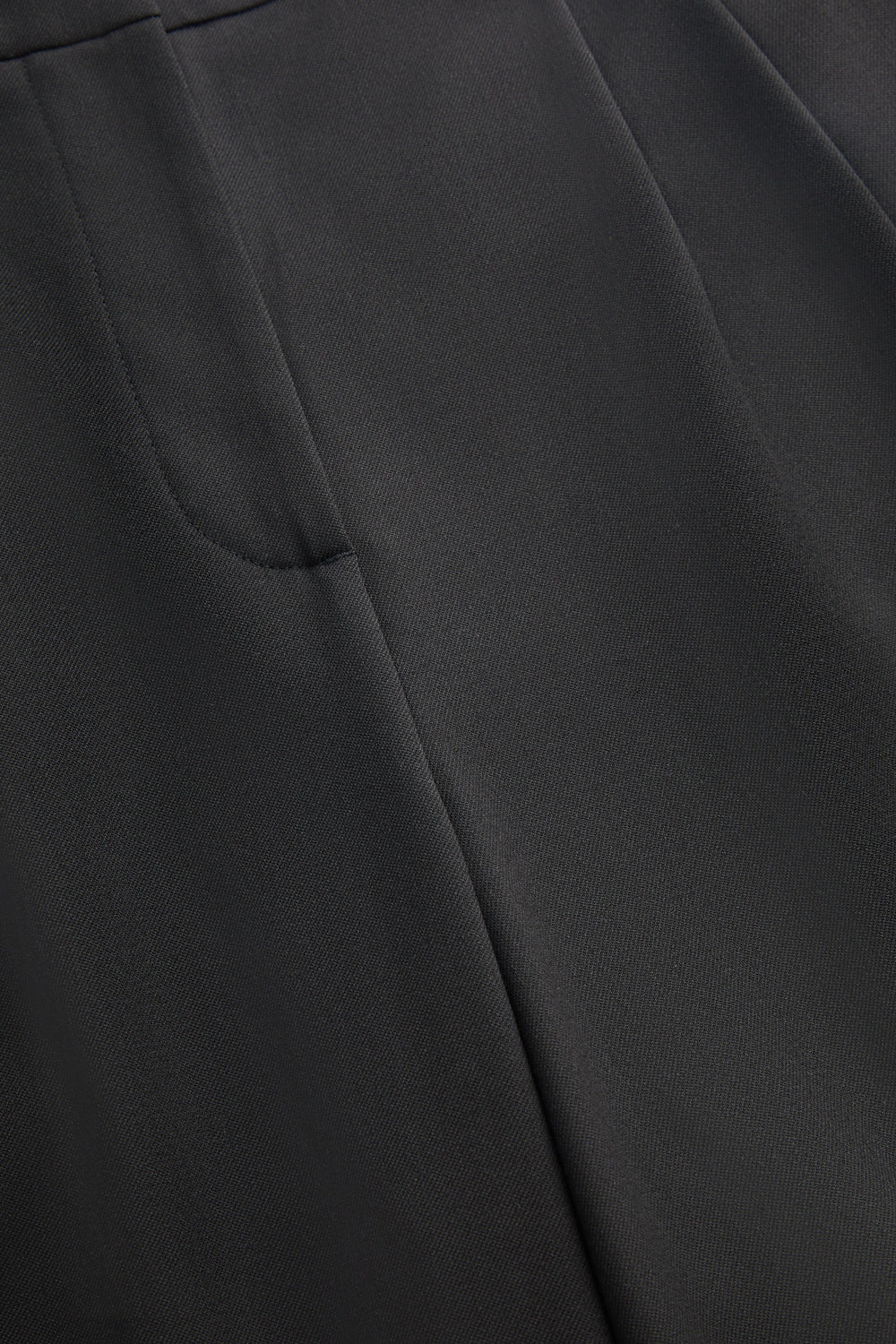 Everyday Tailoring Wide Leg Trousers - Black