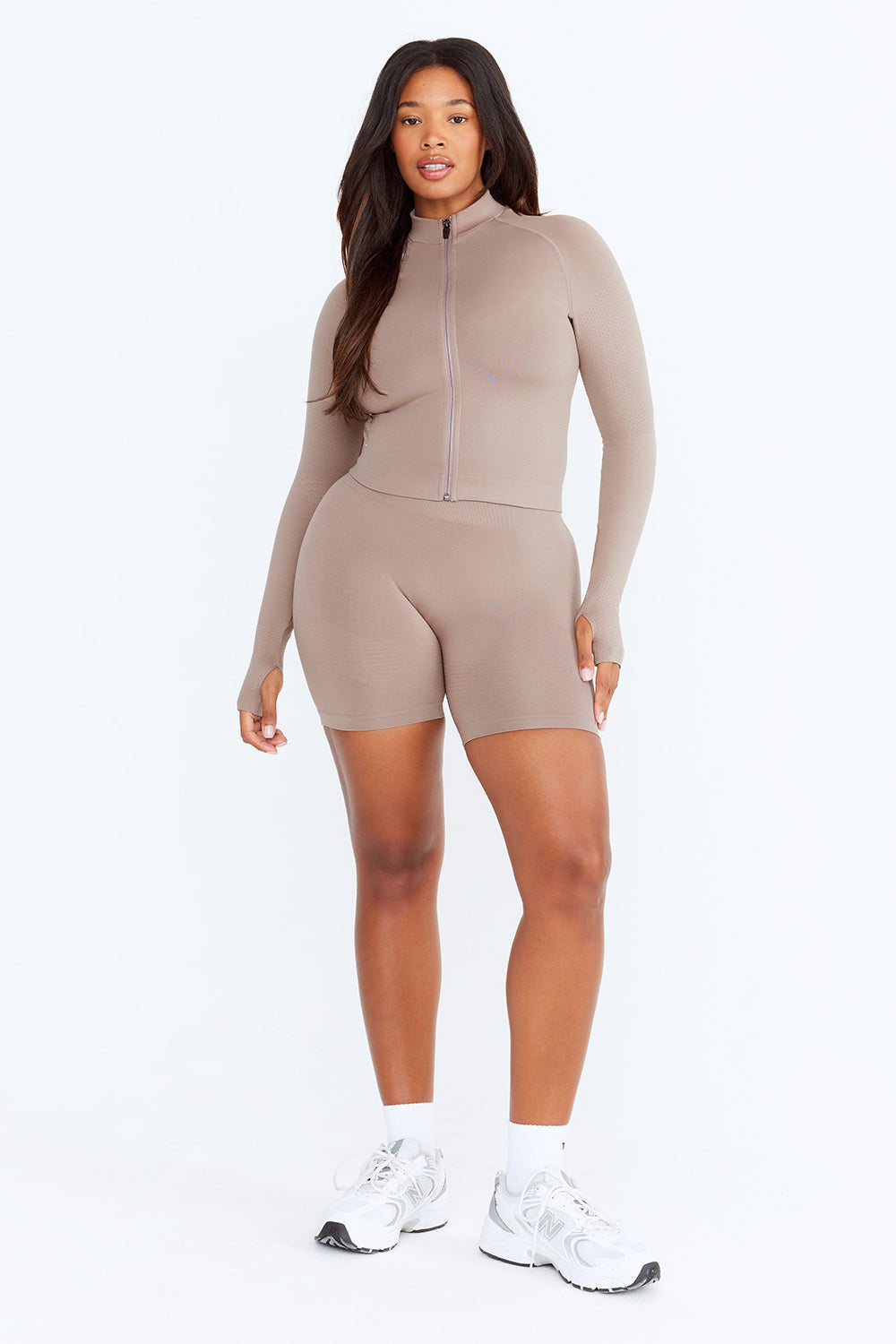 Sculpt Seamless Scrunch Shorts - Pebble Marl