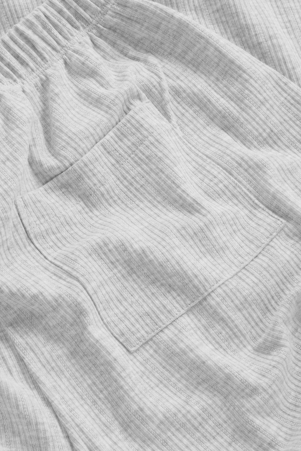 Wide Leg Pyjama Bottoms - Grey Marl