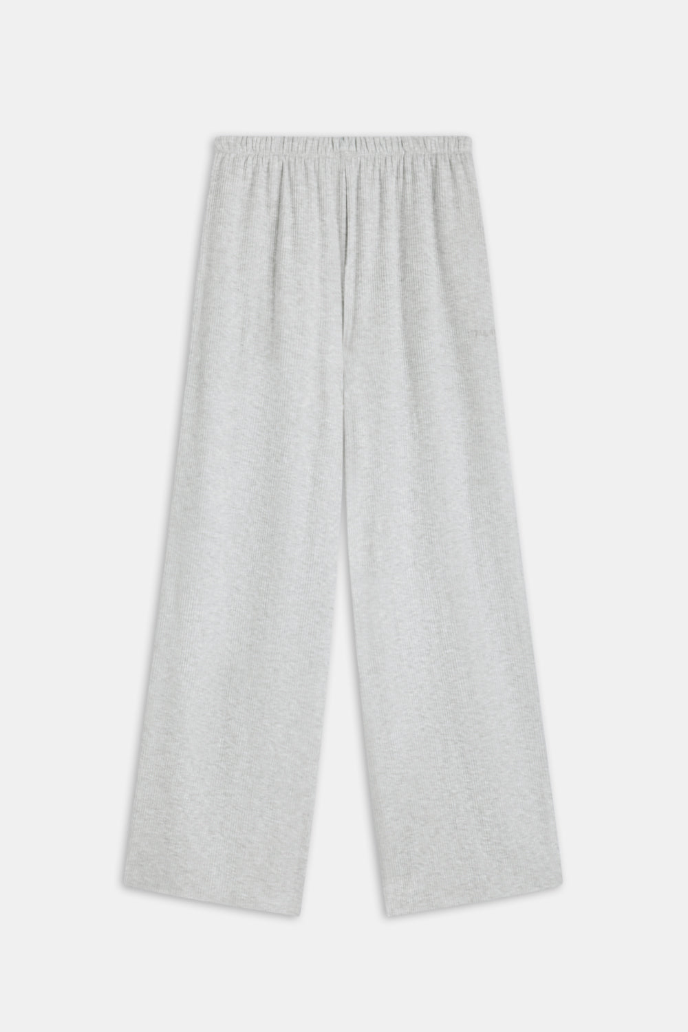 Wide Leg Pyjama Bottoms - Grey Marl