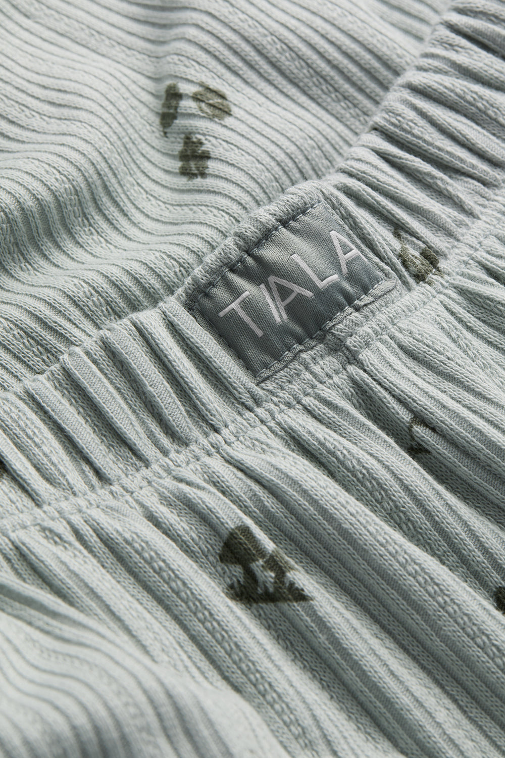 Wide Leg Pyjama Bottoms - Sage Woodland Print