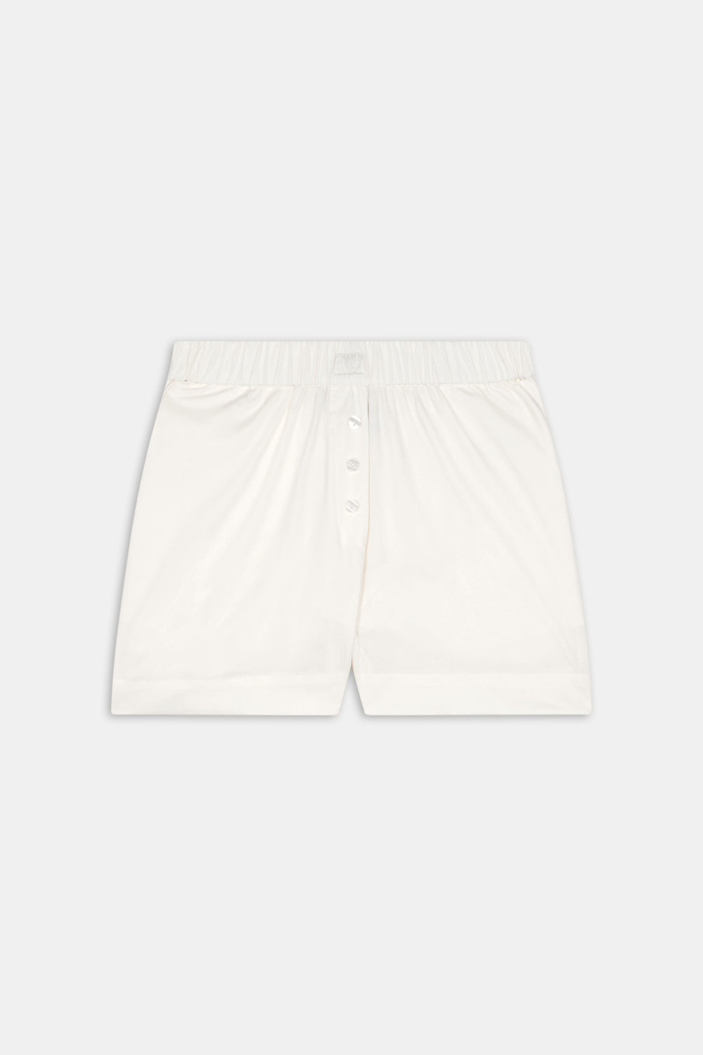 Poplin Short - Coconut Milk