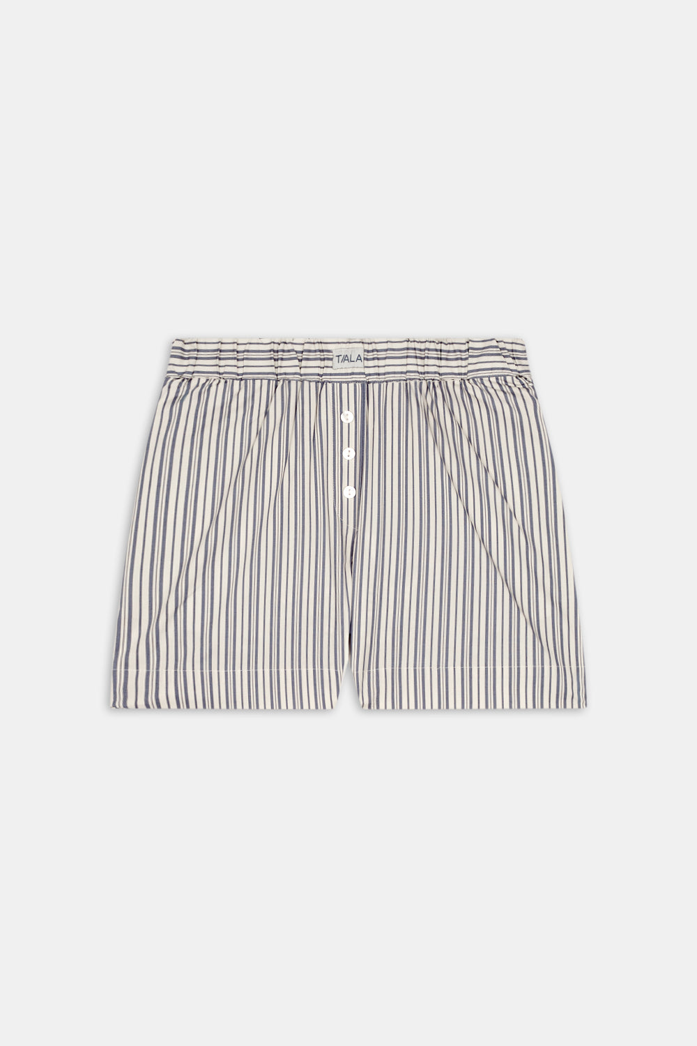 Poplin Short - Blue Stripe