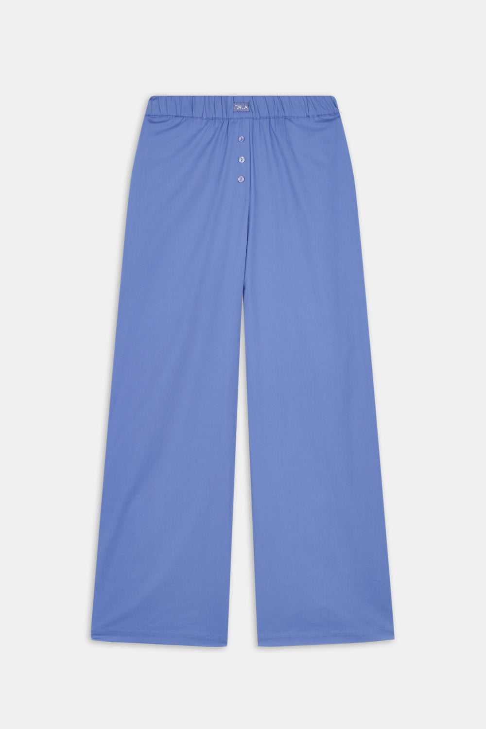 Poplin Trouser - Positano Blue