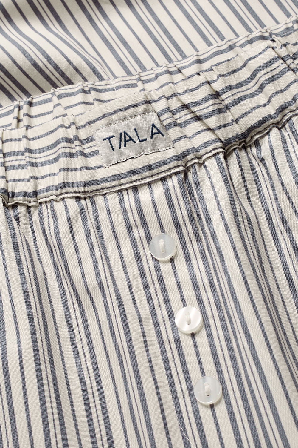 Poplin Trouser - Blue Stripe