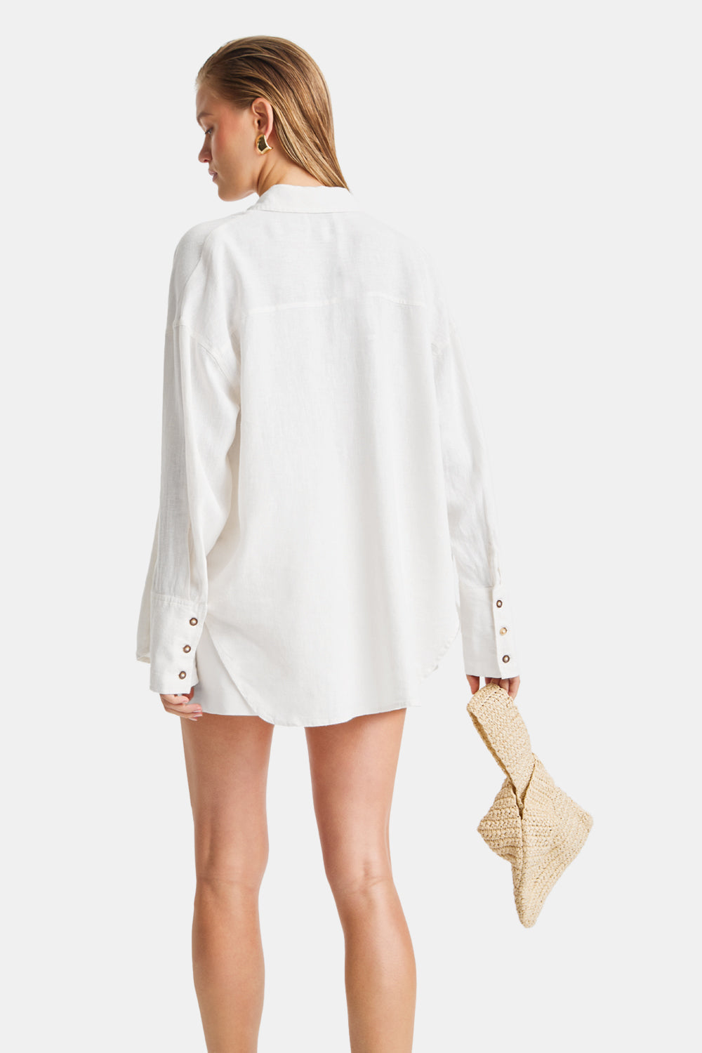 The Essential Linen Shirt - Coconut Milk