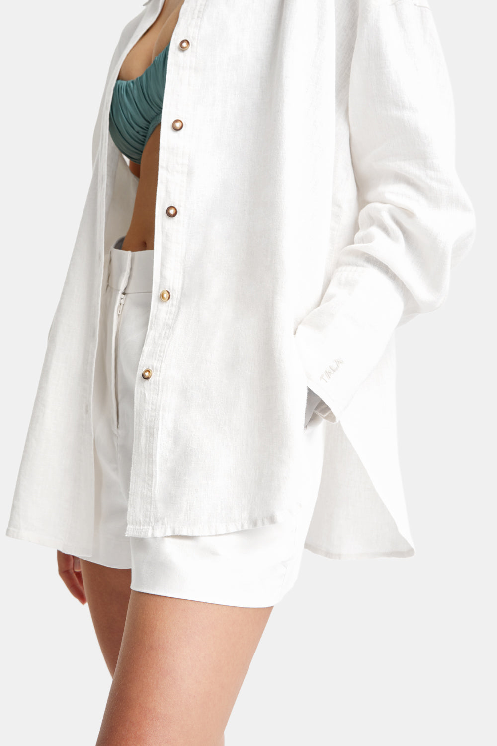 The Essential Linen Shirt - Coconut Milk