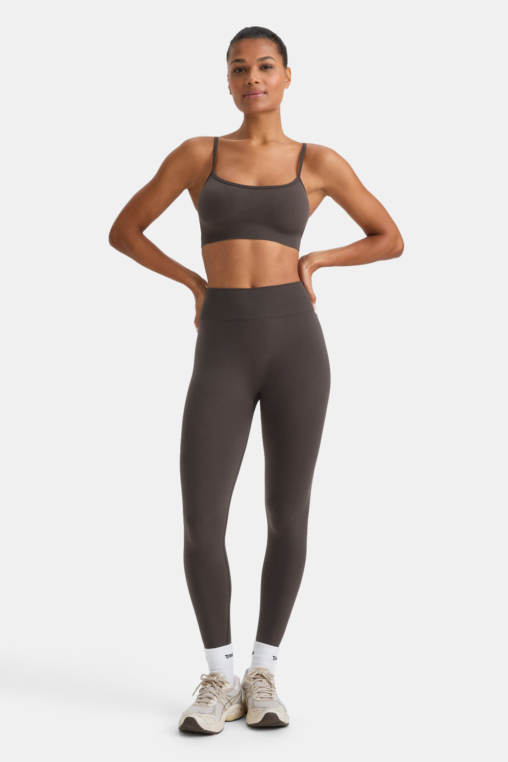 Sculpt Seamless Scrunch Legging - Espresso Brown