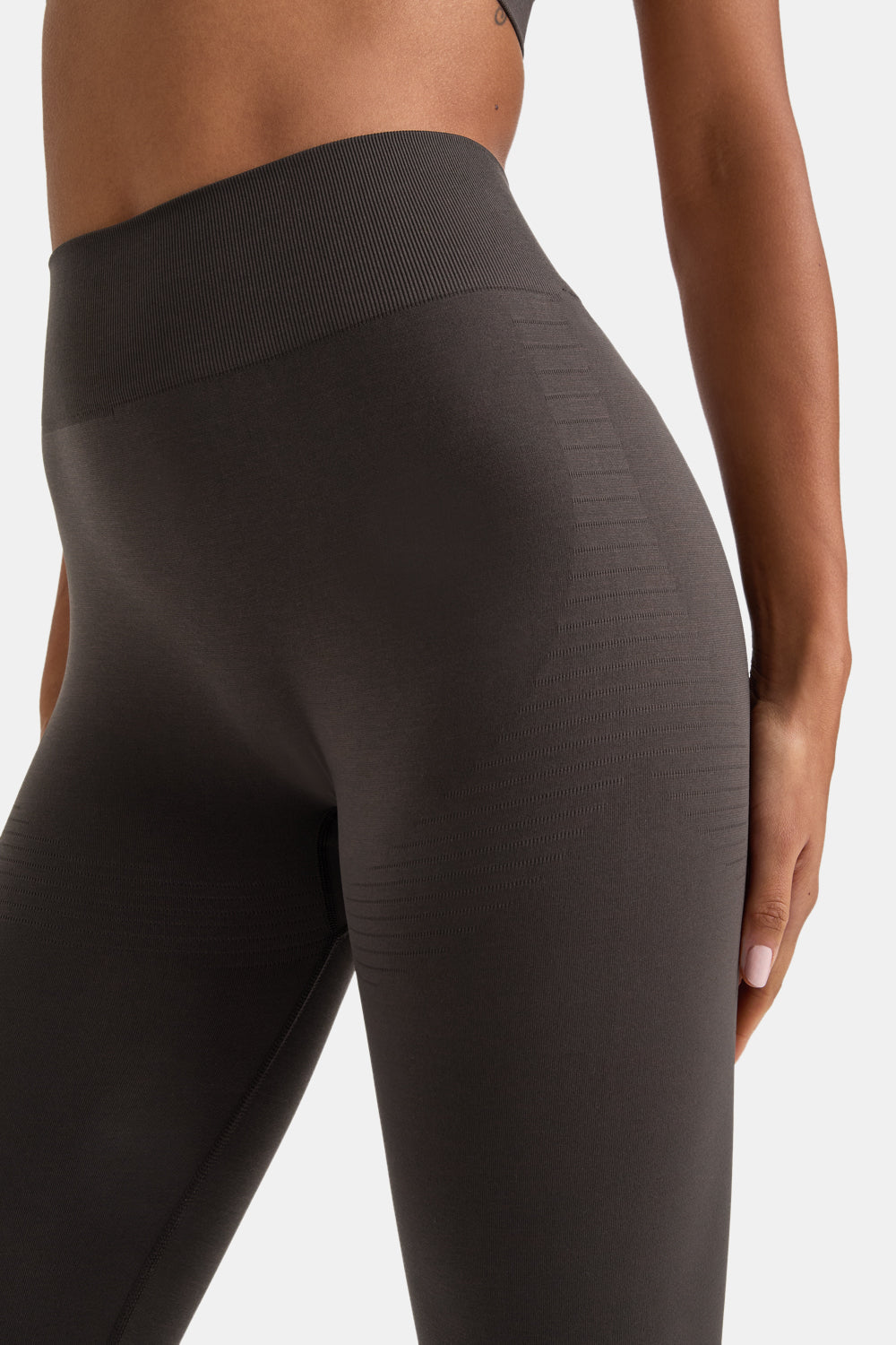 Sculpt Seamless Scrunch Legging - Espresso Brown