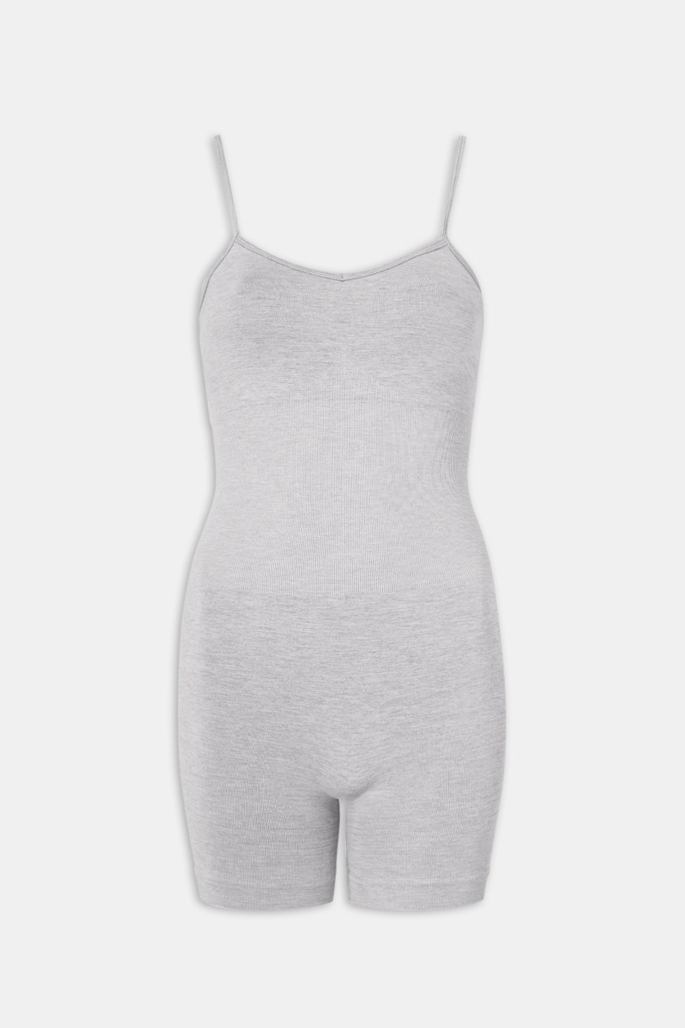 Sculpt Seamless Scrunch Unitard - Light Grey Marl