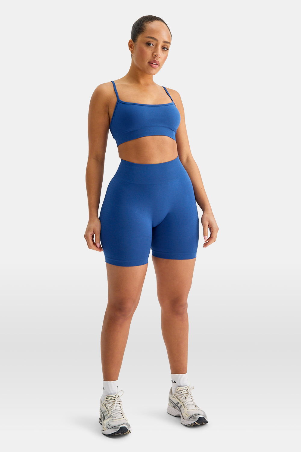 Sculpt Seamless Scrunch Shorts - Cobalt Blue