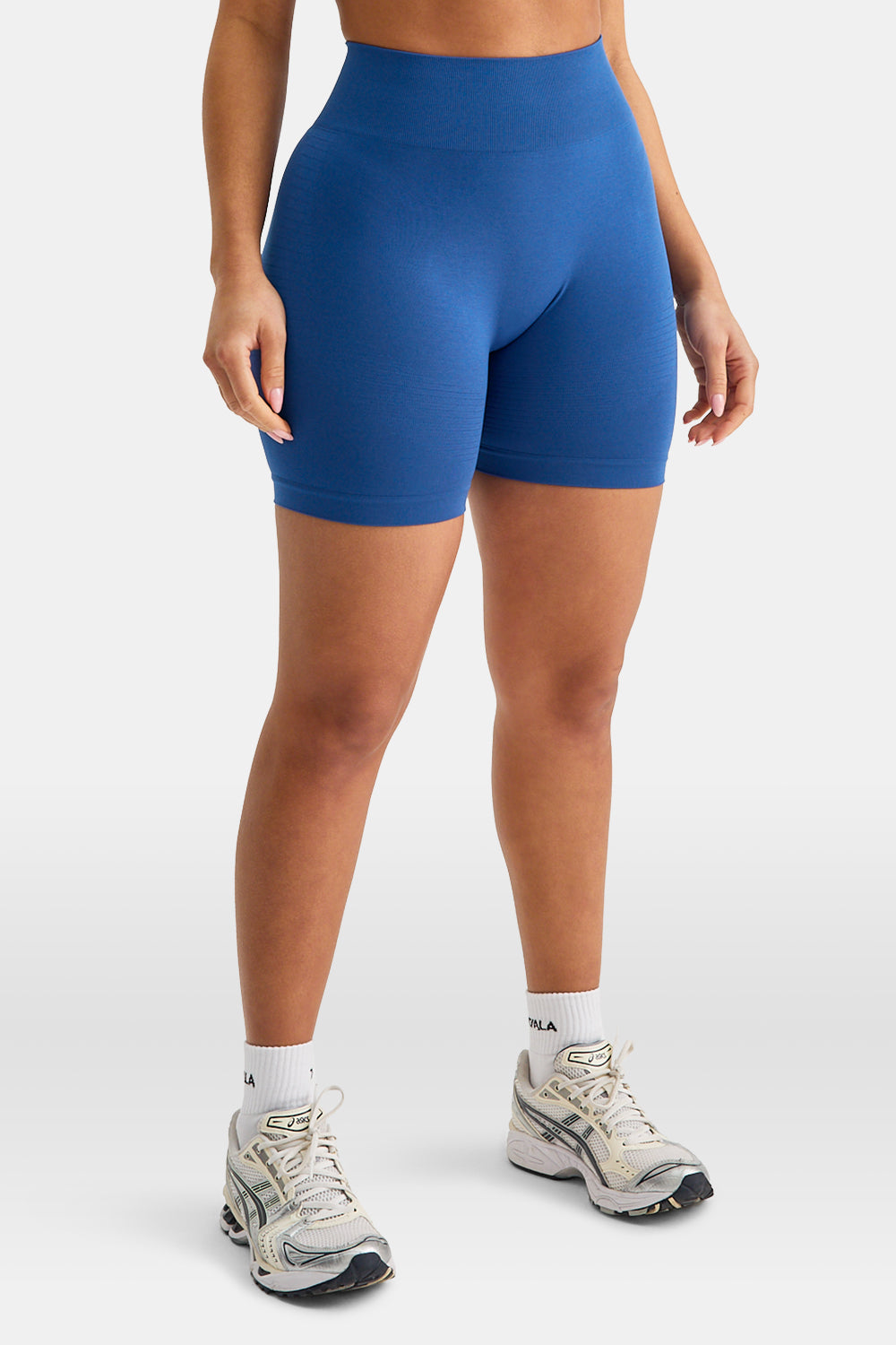 Sculpt Seamless Scrunch Shorts - Cobalt Blue