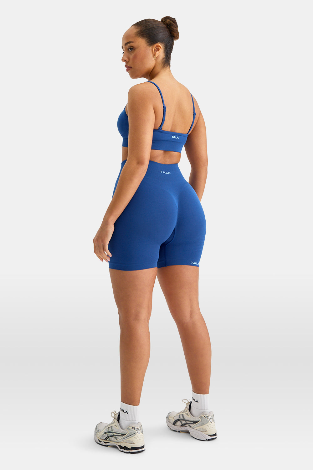 Sculpt Seamless Scrunch Shorts - Cobalt Blue