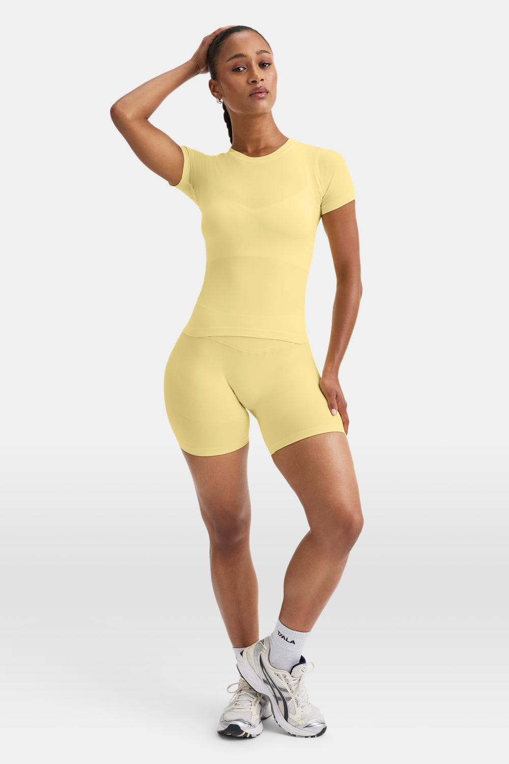 Sculpt Seamless Active T-Shirt - Butter Yellow