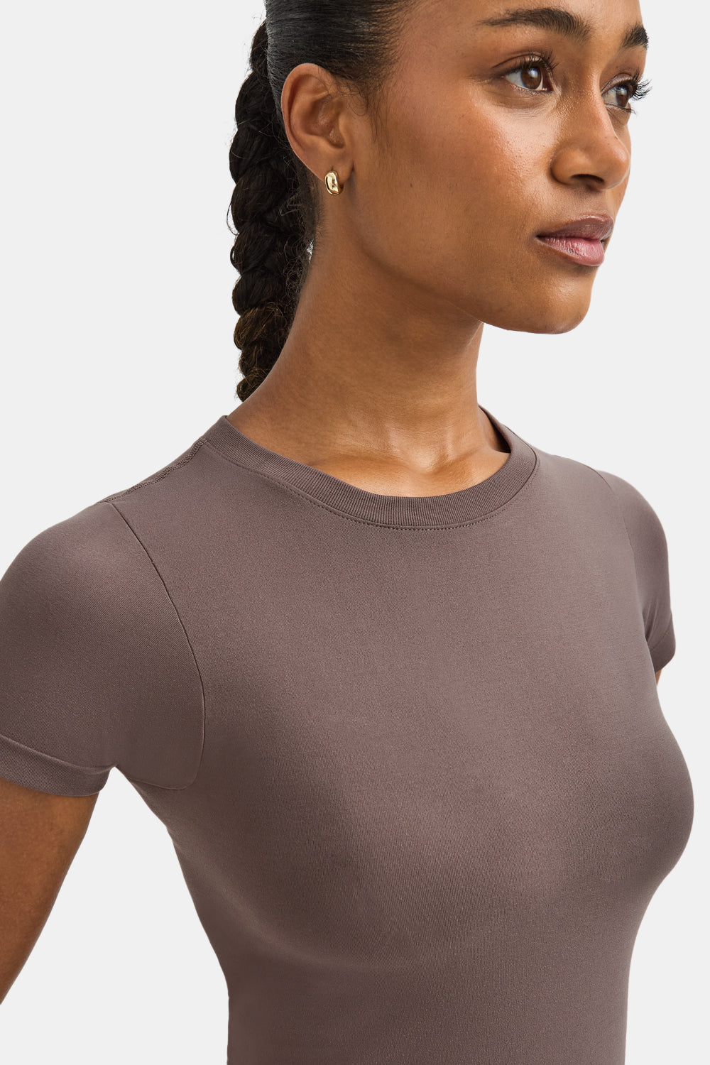 Sculpt Seamless Active T-Shirt - Dark Truffle