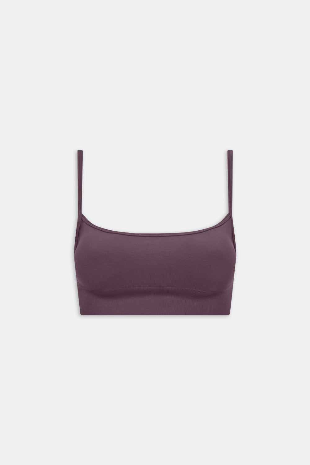 Sculpt Seamless Bandeau Sports Bra - Plum Marl