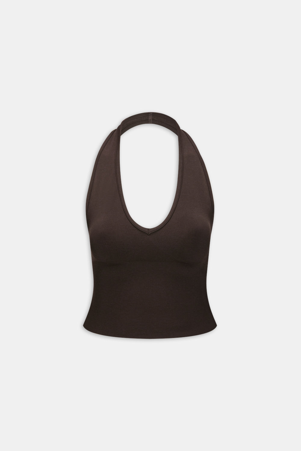 Sculpt Seamless Halter Tank - Americano
