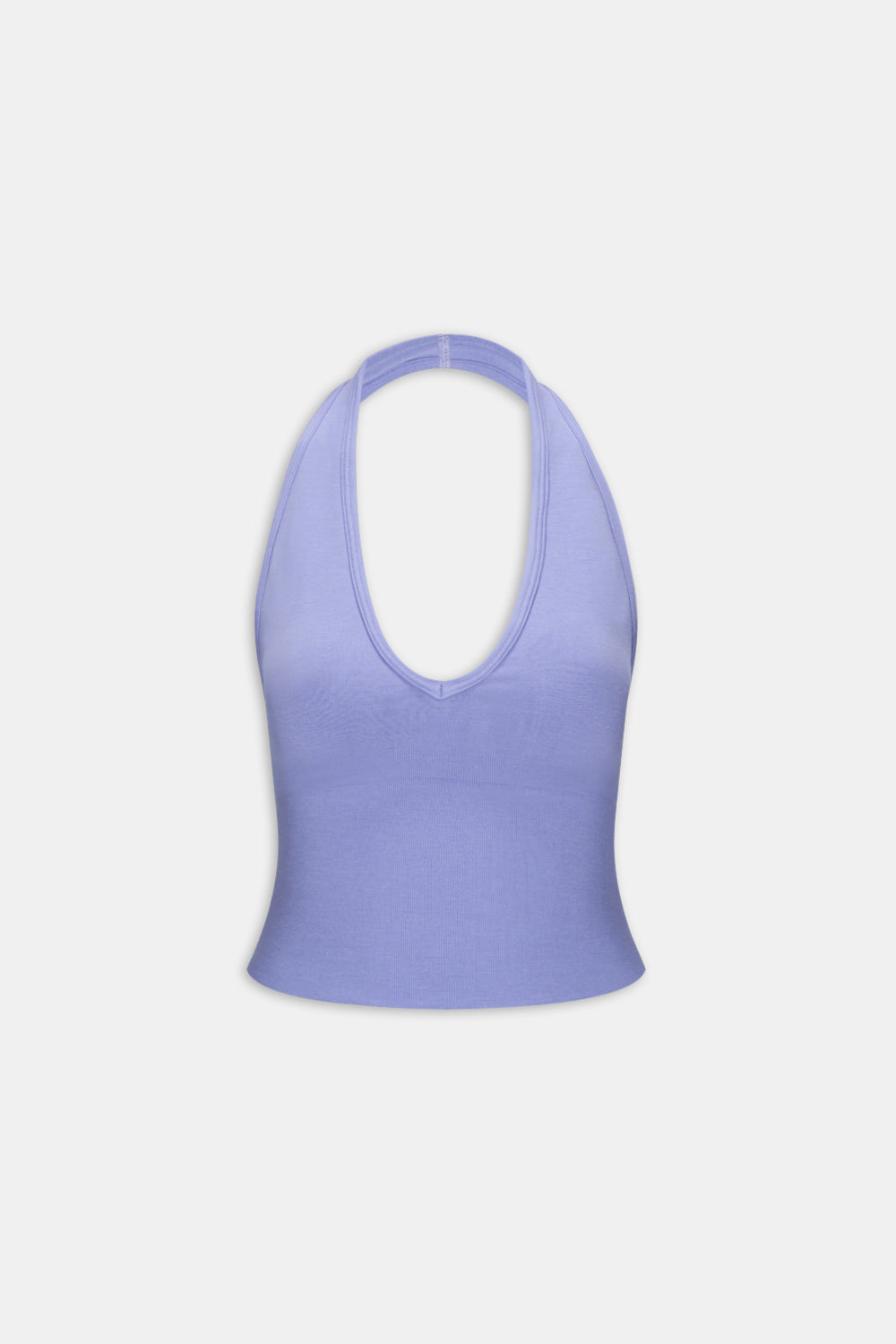 Sculpt Seamless Halter Tank - Aster Blue
