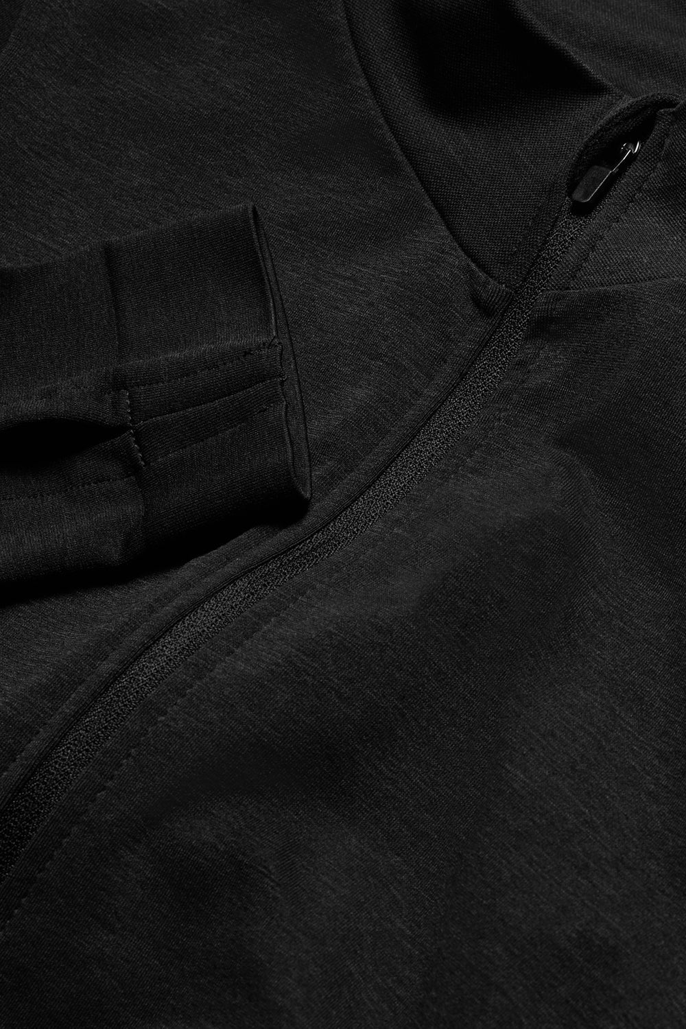 Sculpt Seamless Longline Jacket - Black Marl