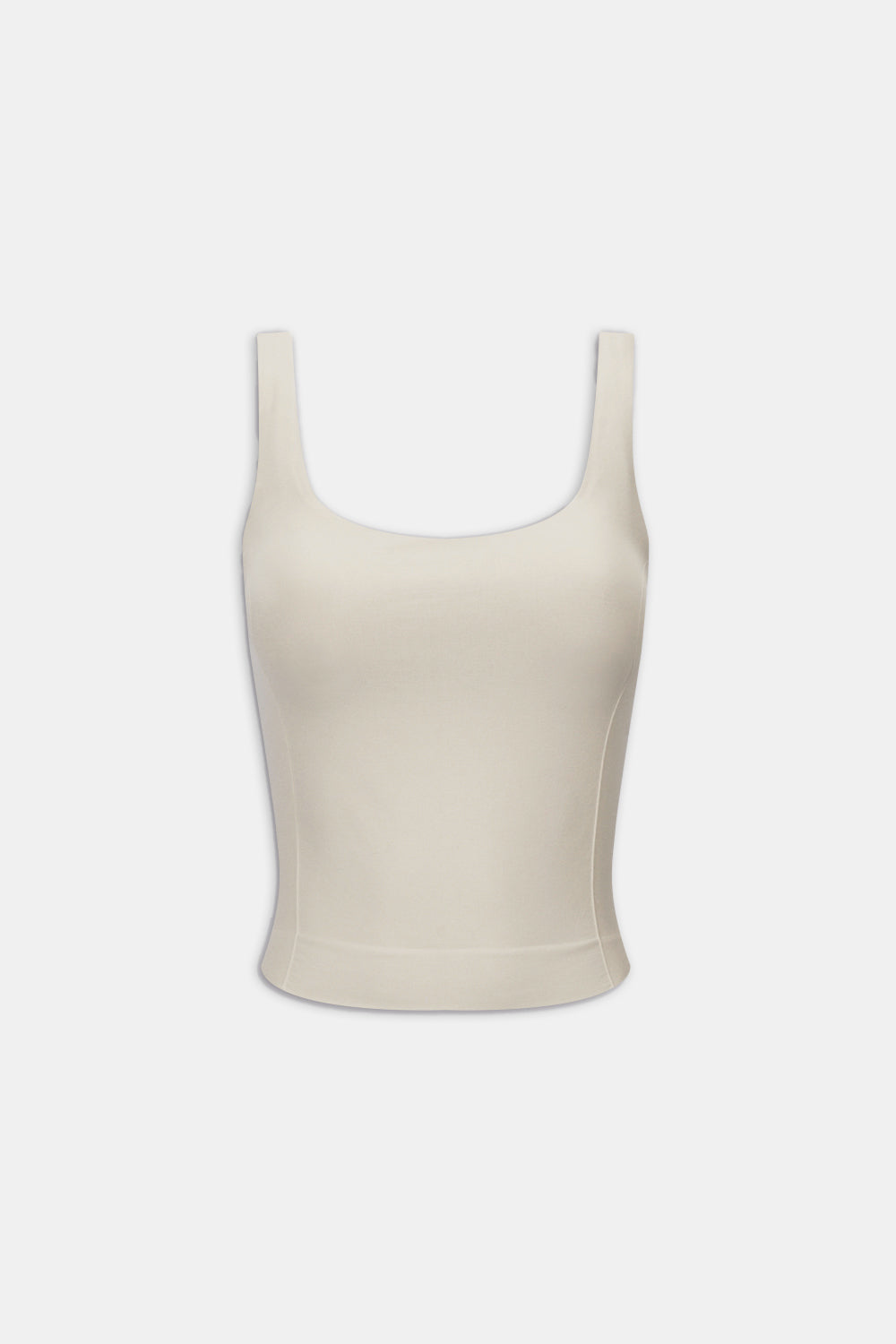 Sculpt Seamless Built-In Bra Vest - Chai Marl