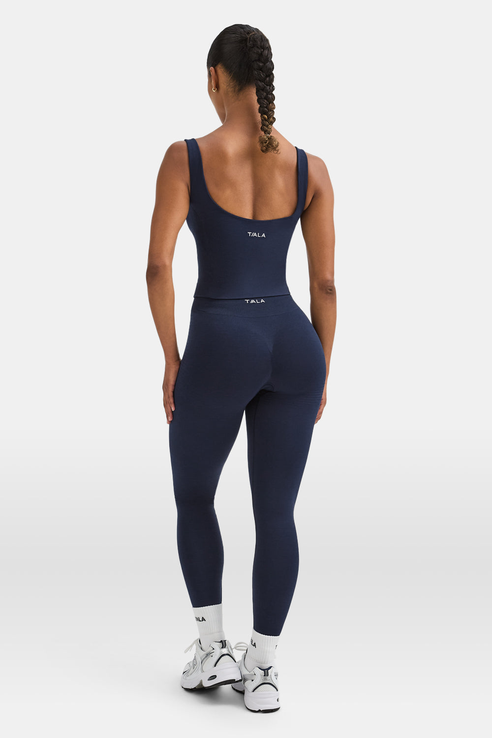 Sculpt Seamless Scrunch Legging - Navy Marl