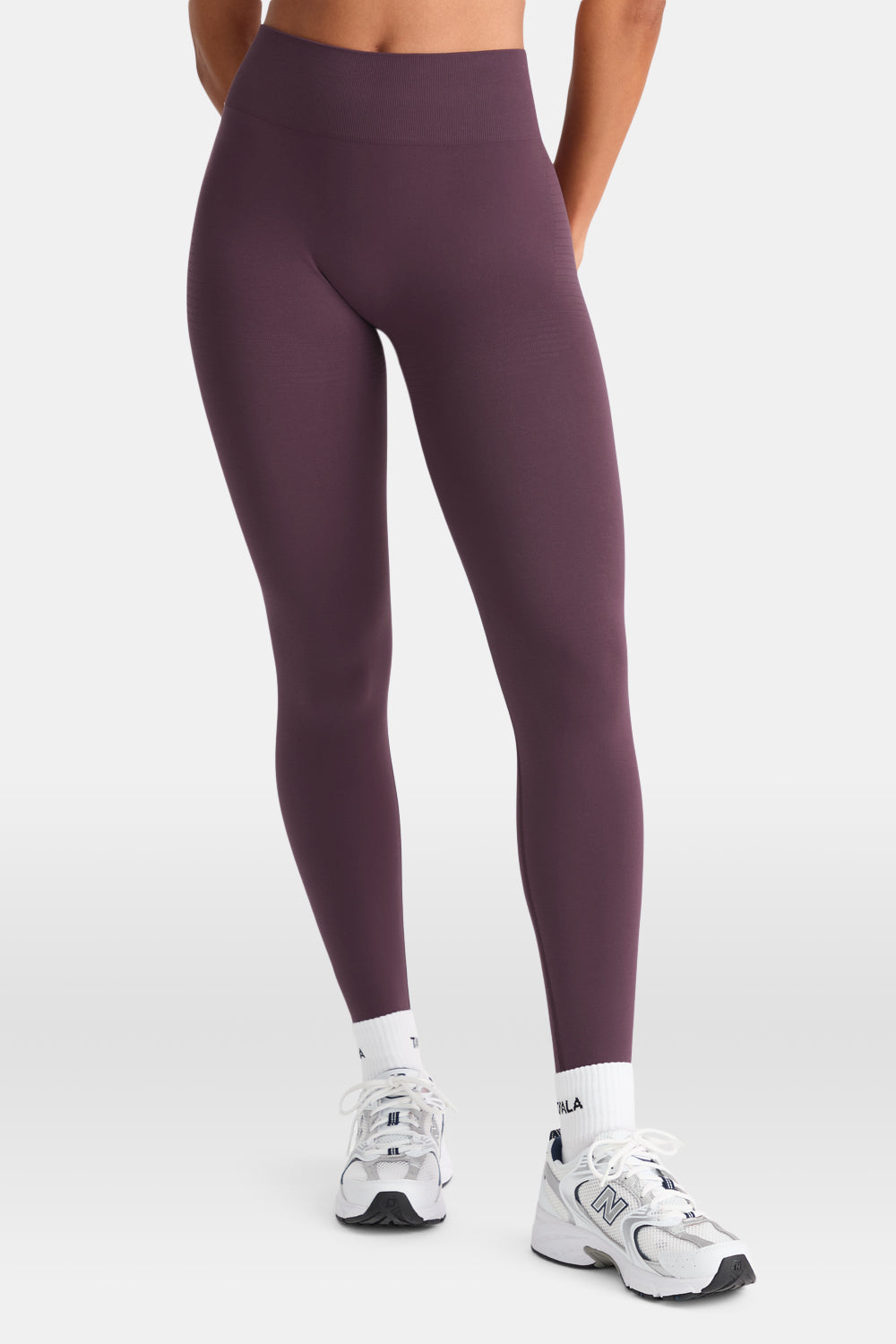 Sculpt Seamless Scrunch Legging - Plum Marl