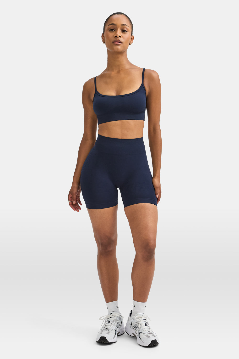 Sculpt Seamless Scrunch Shorts - Navy Marl