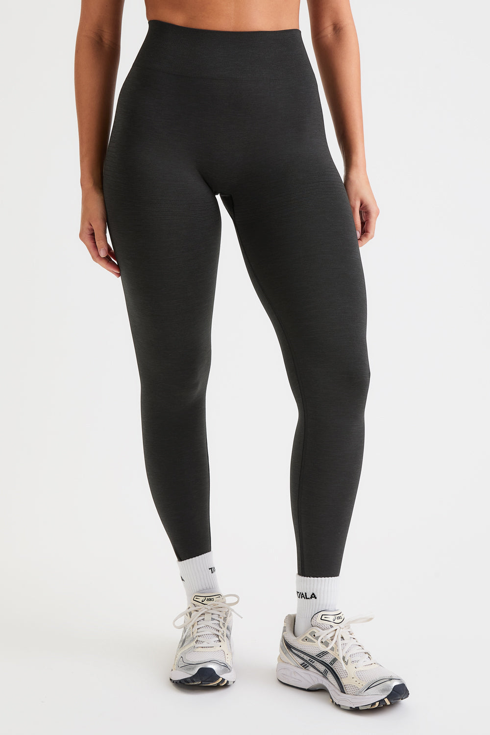 Sculpt Seamless Scrunch Legging - Black Marl