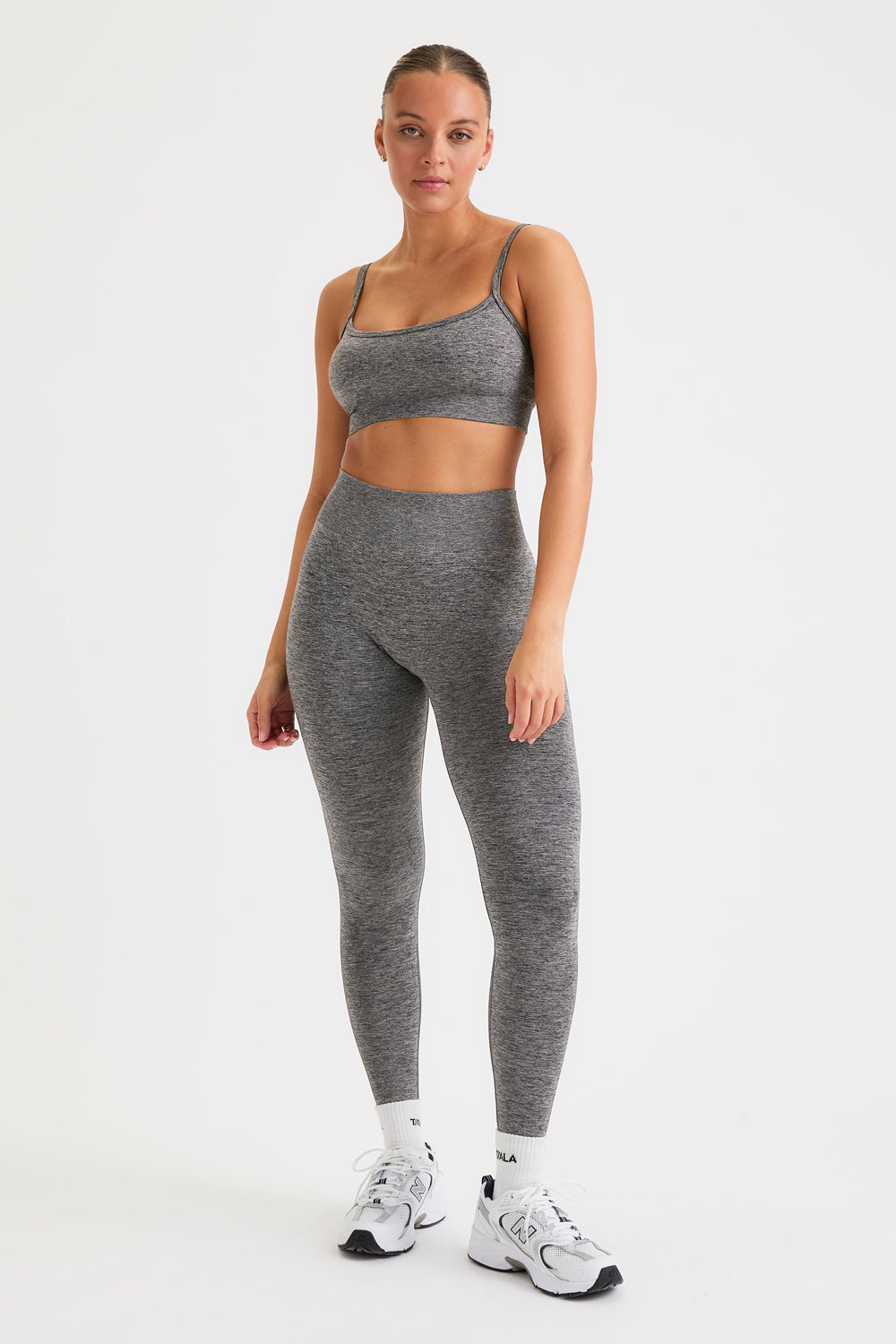 Sculpt Seamless Scrunch Legging - Charcoal Marl