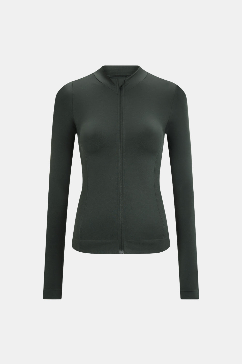 Sculpt Seamless Longline Jacket - Slate Green