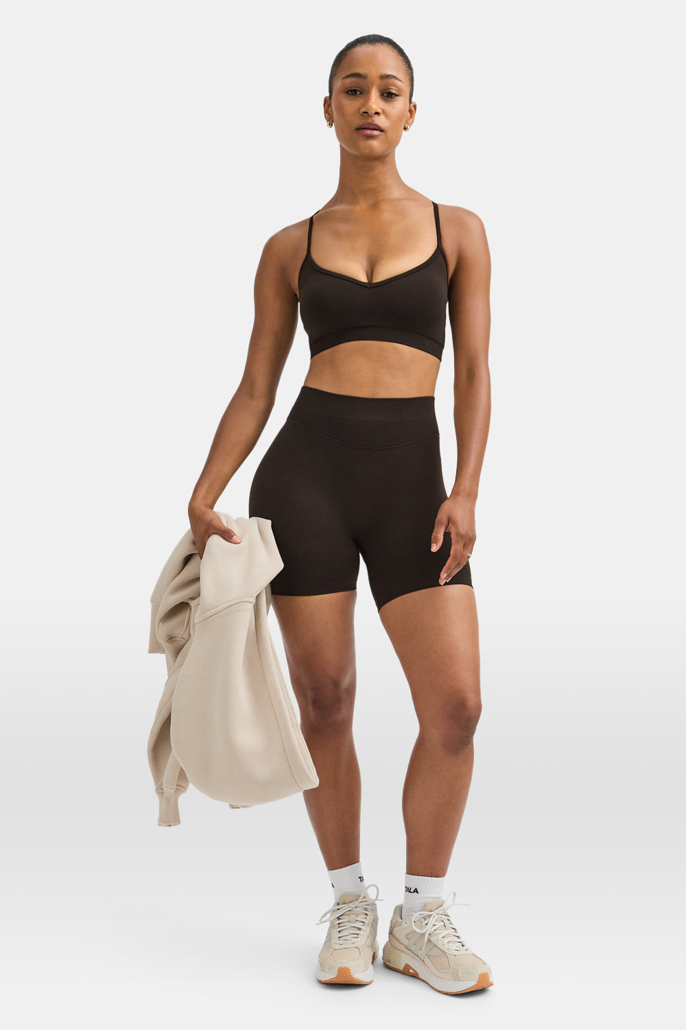 Sculpt Seamless Cross Back Sports Bra - Americano