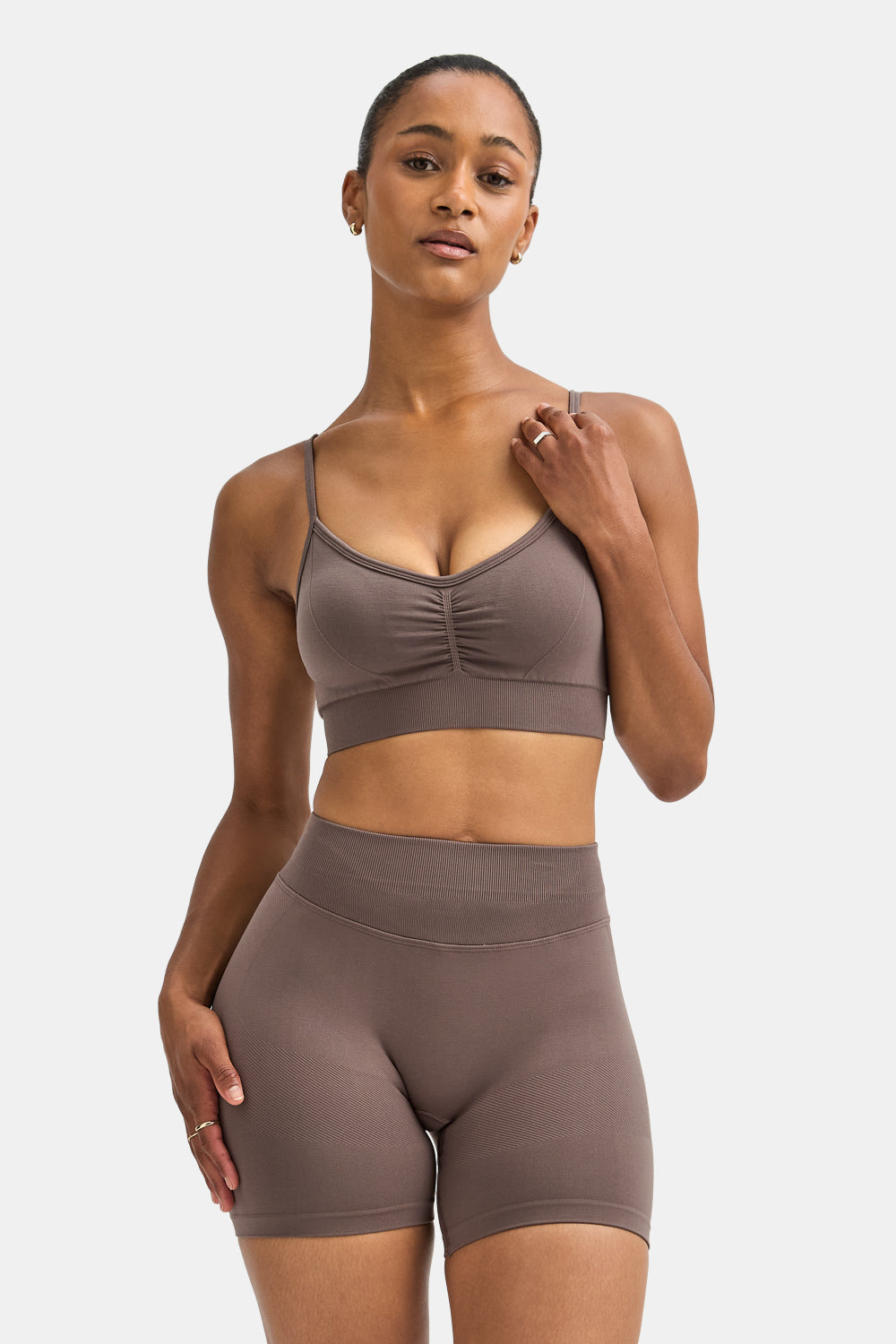 Sculpt Seamless UltraSculpt Shorts - Dark Truffle