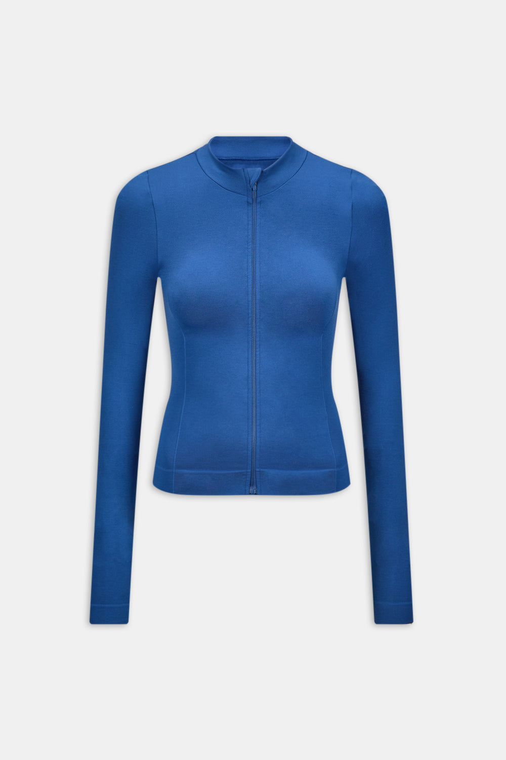 Sculpt Seamless Longline Jacket - Cobalt Blue