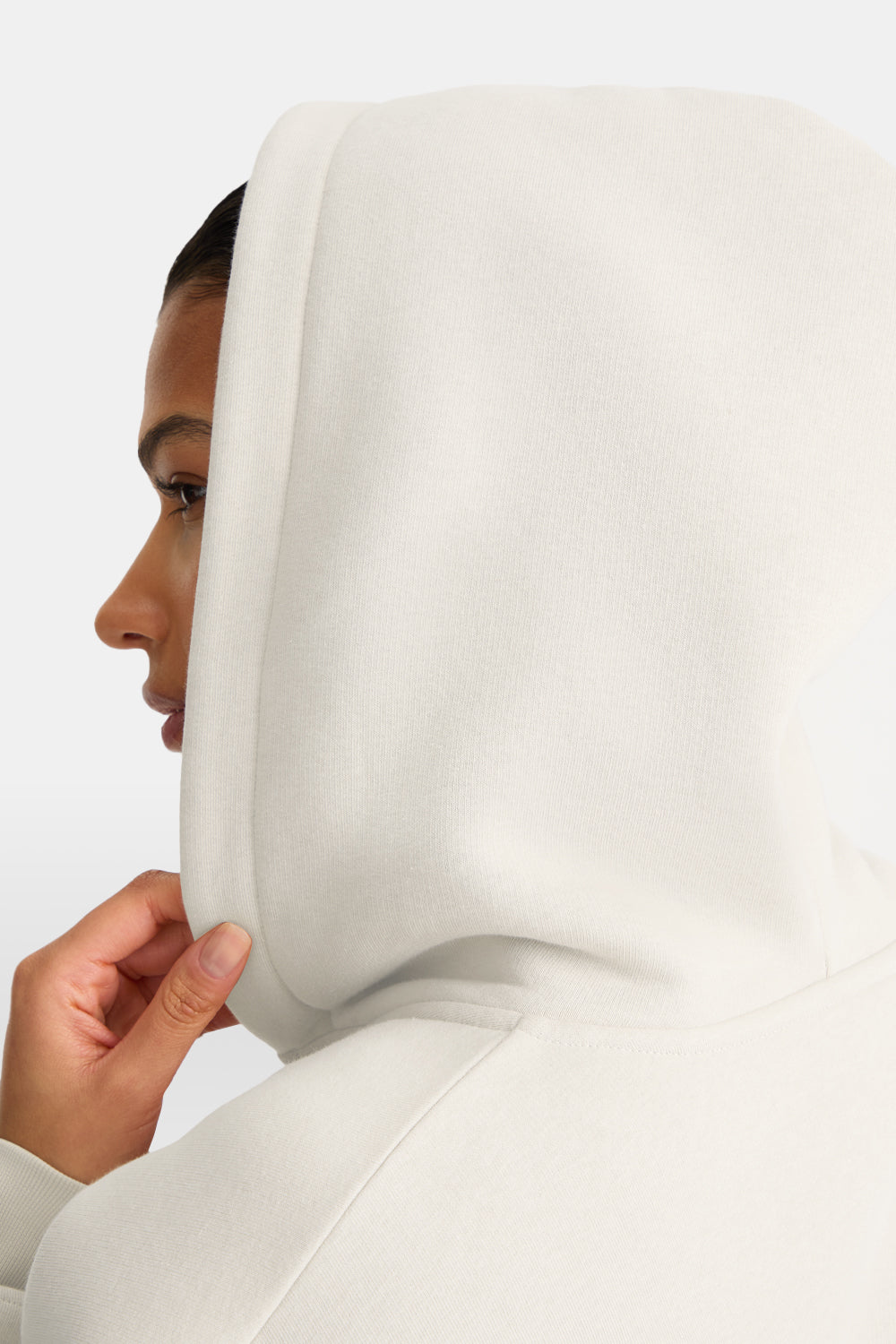 Cocoon Zip Through Hoodie - Chai Latte