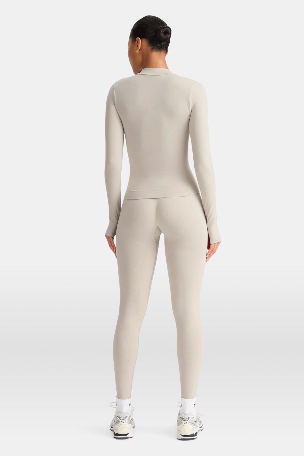 Sculpt Seamless Longline Jacket - Chai Marl