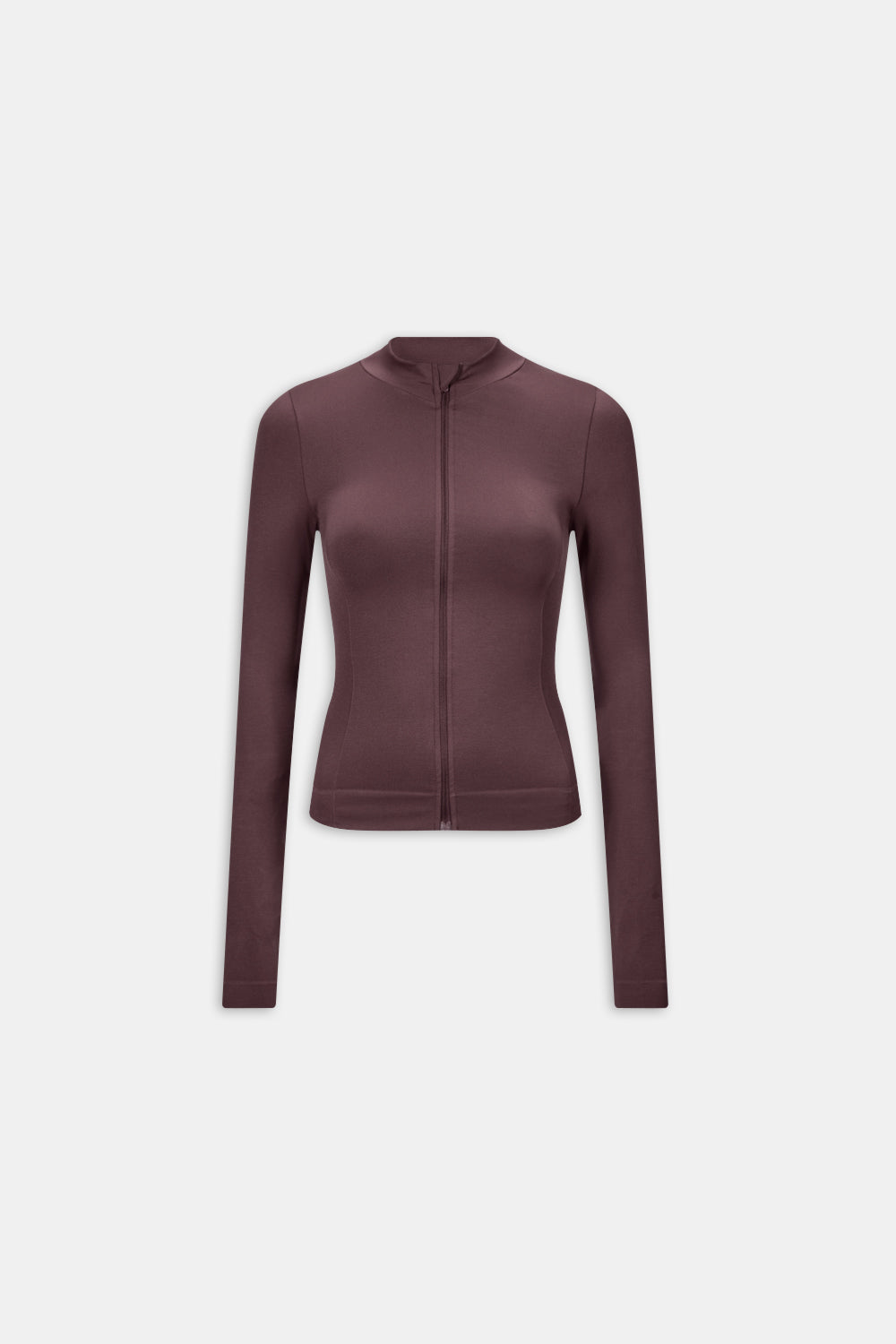 Sculpt Seamless Longline Jacket - Plum Marl