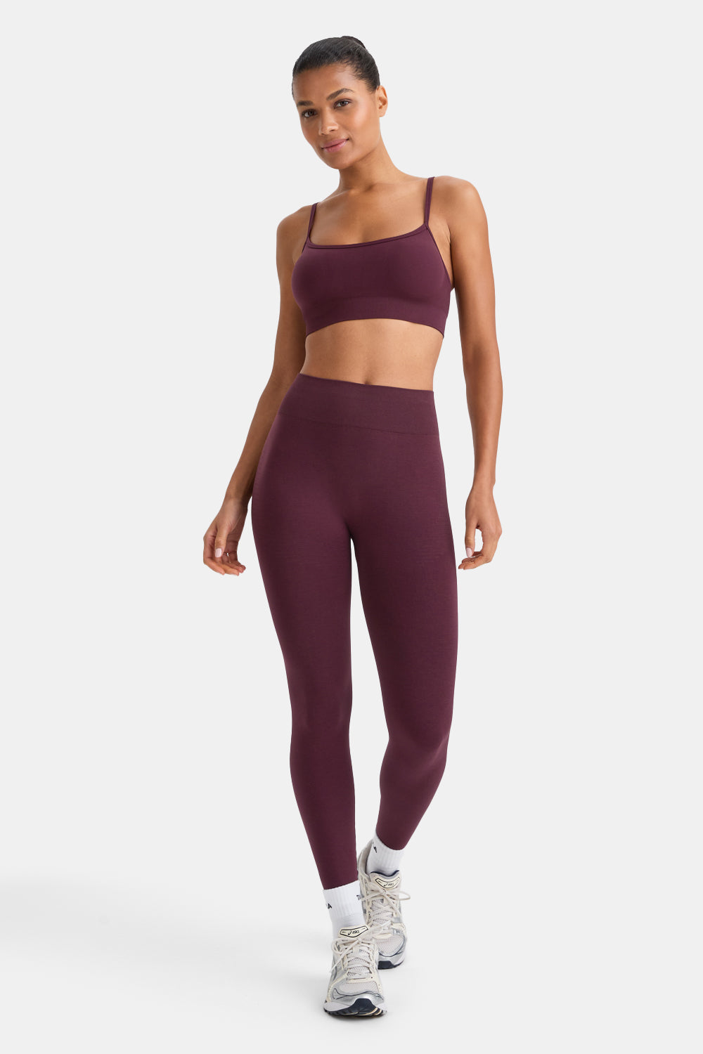 Sculpt Seamless Bandeau Sports Bra - Fig