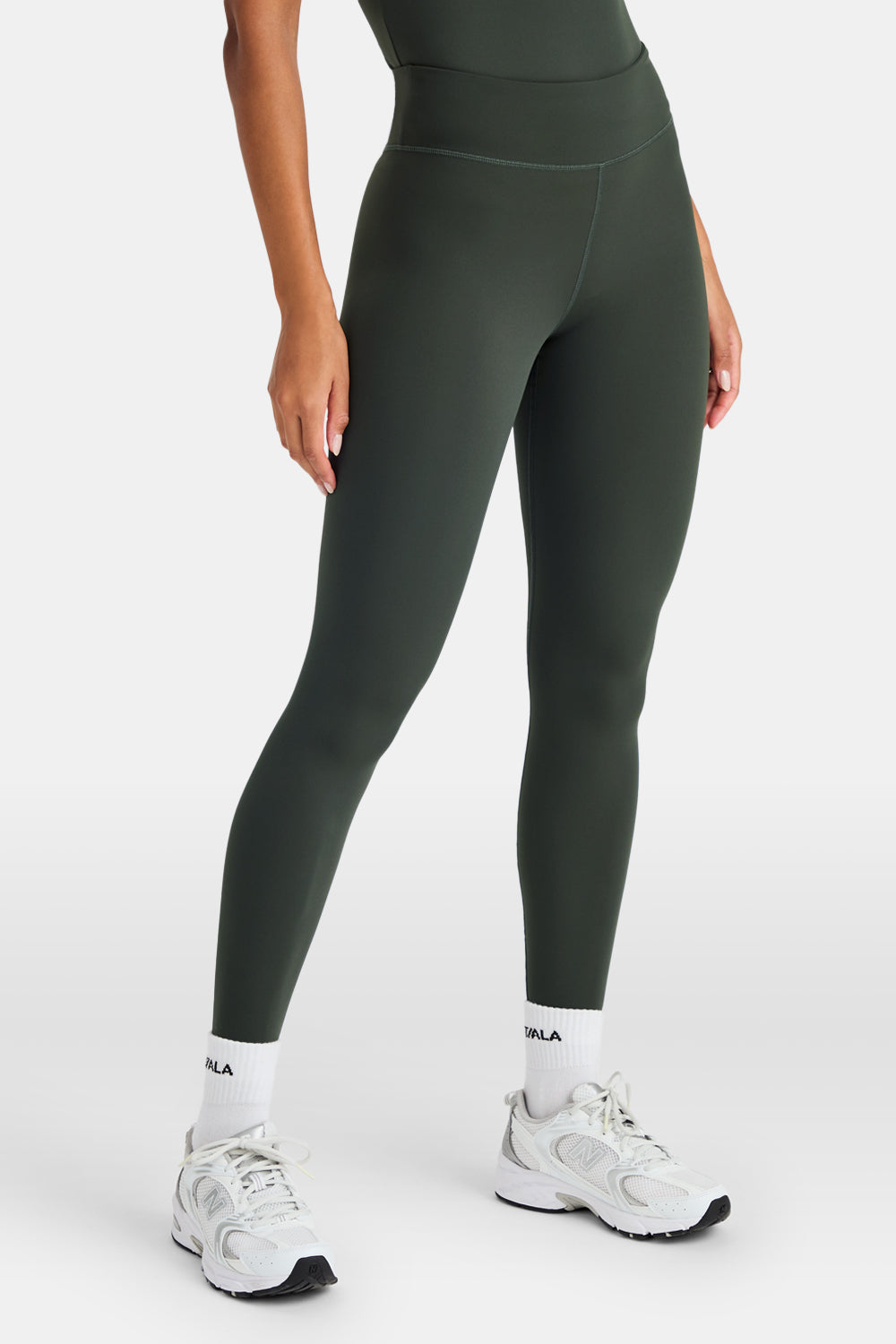 SkinLuxe High Waisted Legging - Dark Moss