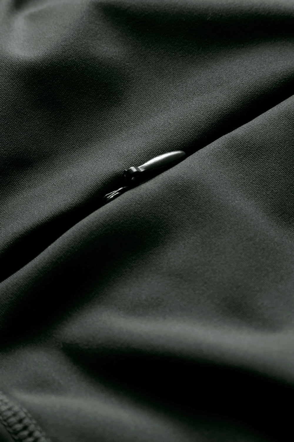 SkinLuxe Hooded Running Jacket - Dark Moss