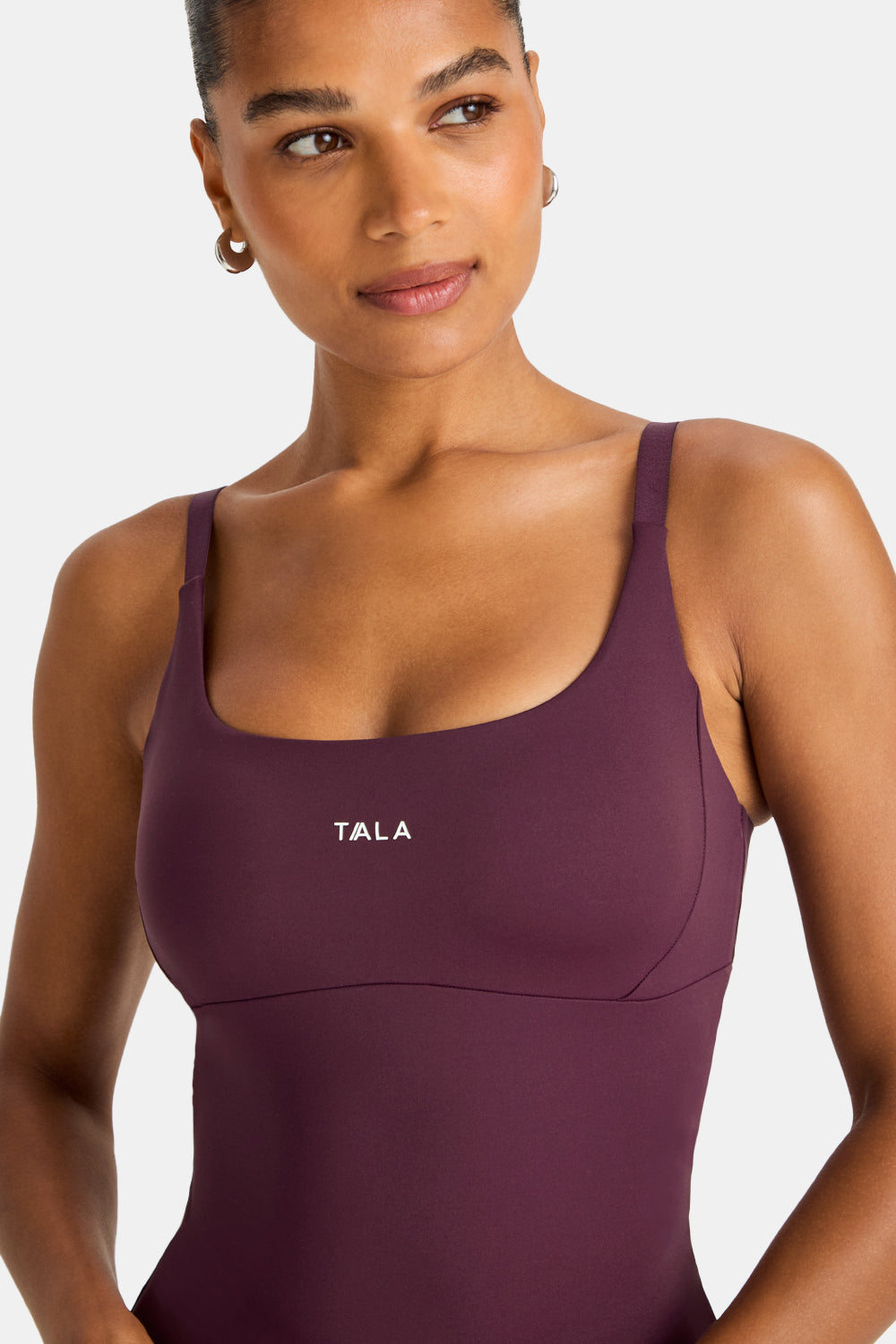 SkinLuxe Scoop Neck Full Length Vest - Fig