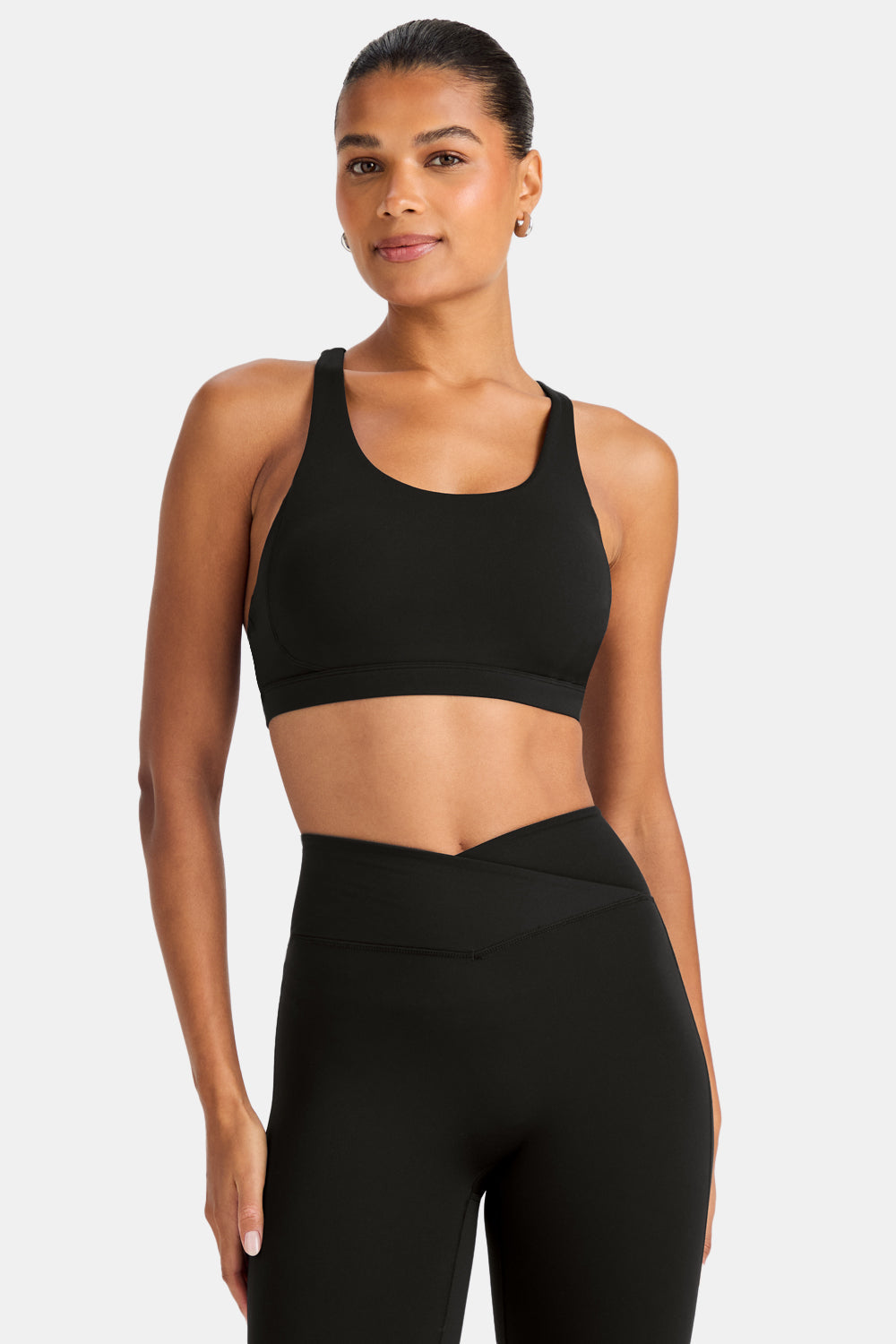 SkinLuxe Tank Sports Bra - Shadow Black