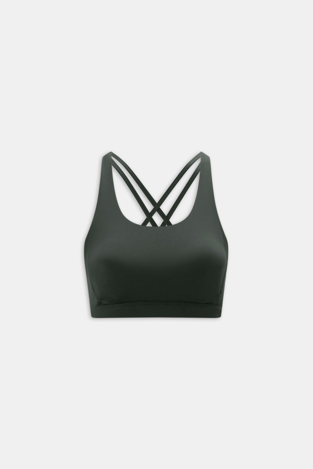 SkinLuxe Tank Sports Bra - Dark Moss