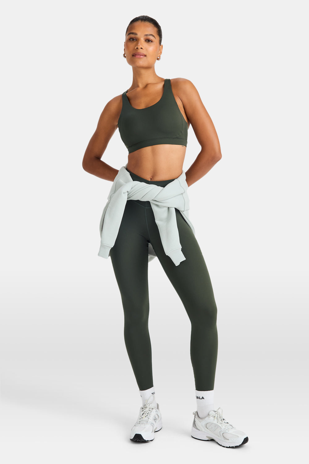 SkinLuxe Tank Sports Bra - Dark Moss
