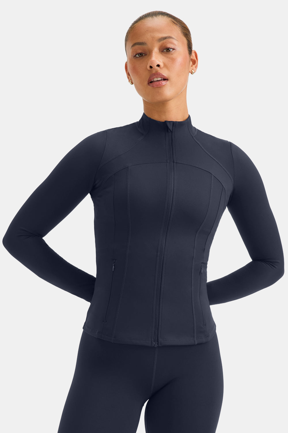 SkinLuxe Running Jacket - Midnight Navy