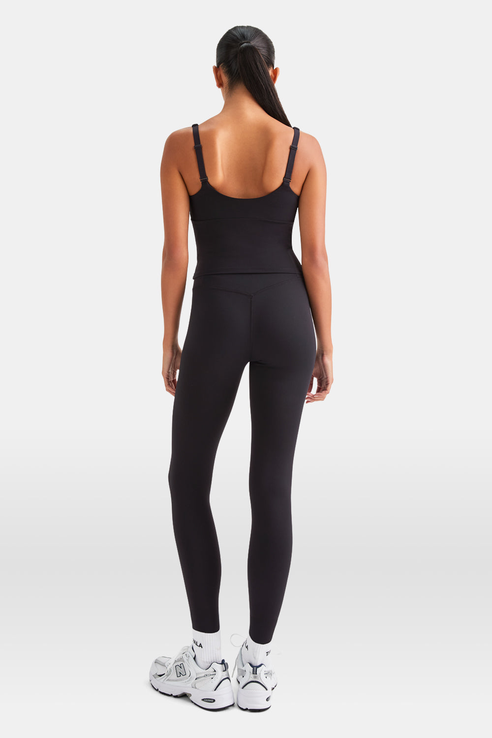 SkinLuxe Scoop Neck Vest - Shadow Black